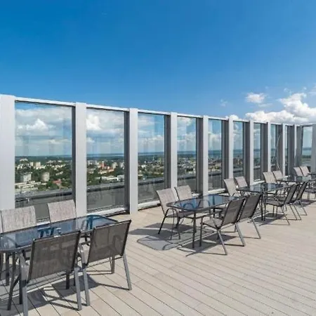 公寓 Hanza Tower With Bathtub 15 To 26 Floor